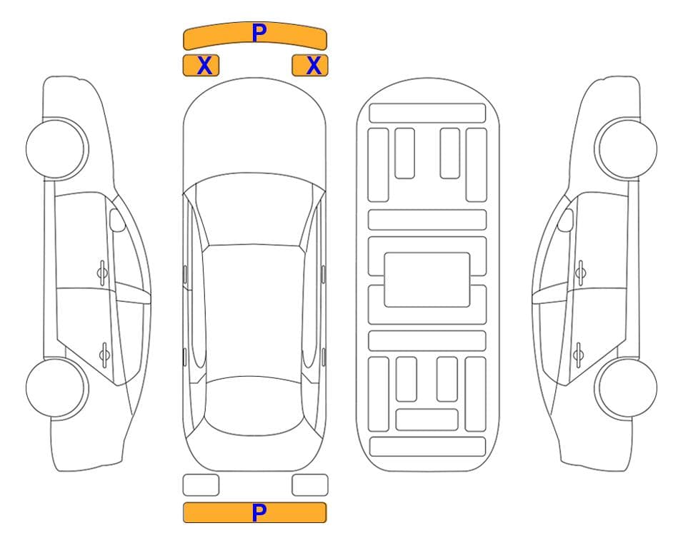 Body condition diagram: Hyundai Avante(CN7) 1.6 Gasoline Modern